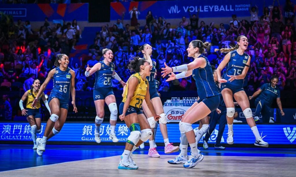 Brasil supera a Itália em virada épica e garante vaga na final da Liga das Nações