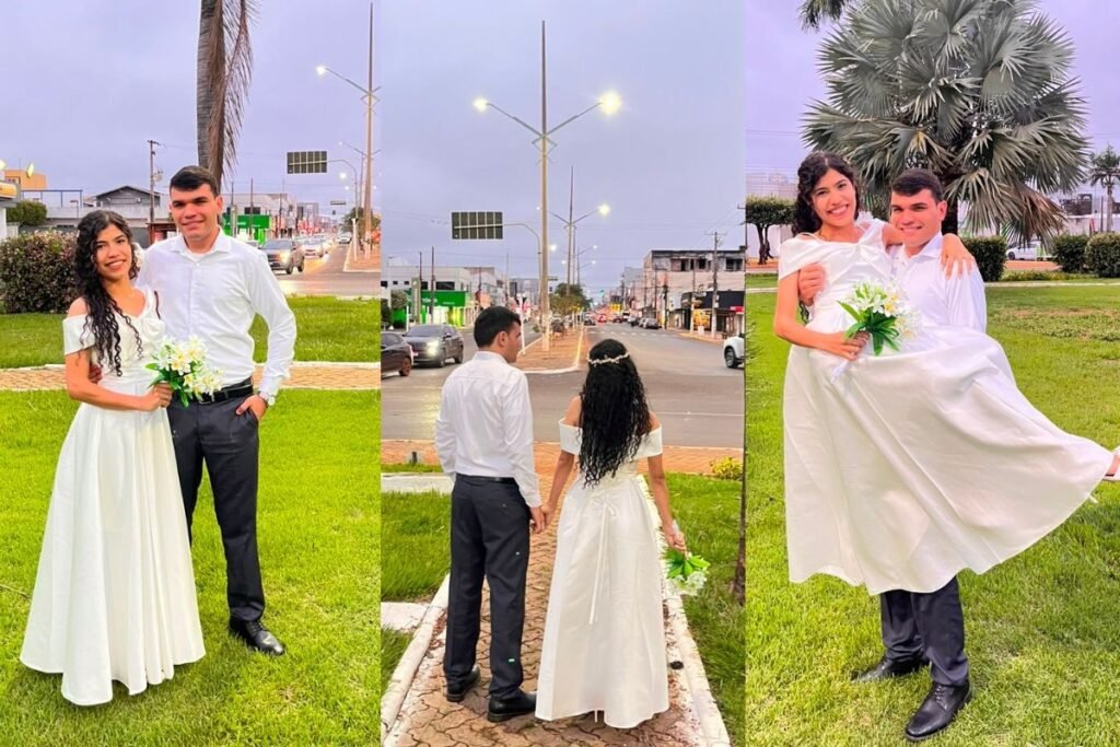 Fotógrafo surpreende recém-casados com ensaio gratuito em Tangará da Serra