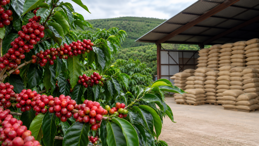 Produção mundial de café projeta recorde histórico de 189,7 milhões de sacas para 2026/27