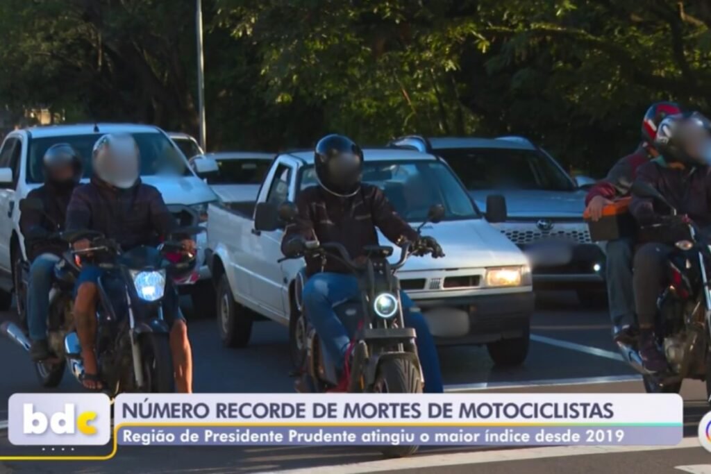Região de Presidente Prudente registra recorde de mortes de motociclistas em 2026