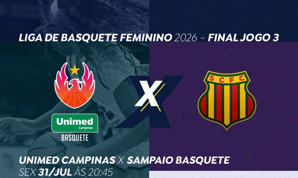 Unimed Campinas e Sampaio Basquete decidem o terceiro jogo da final da LBF 2026