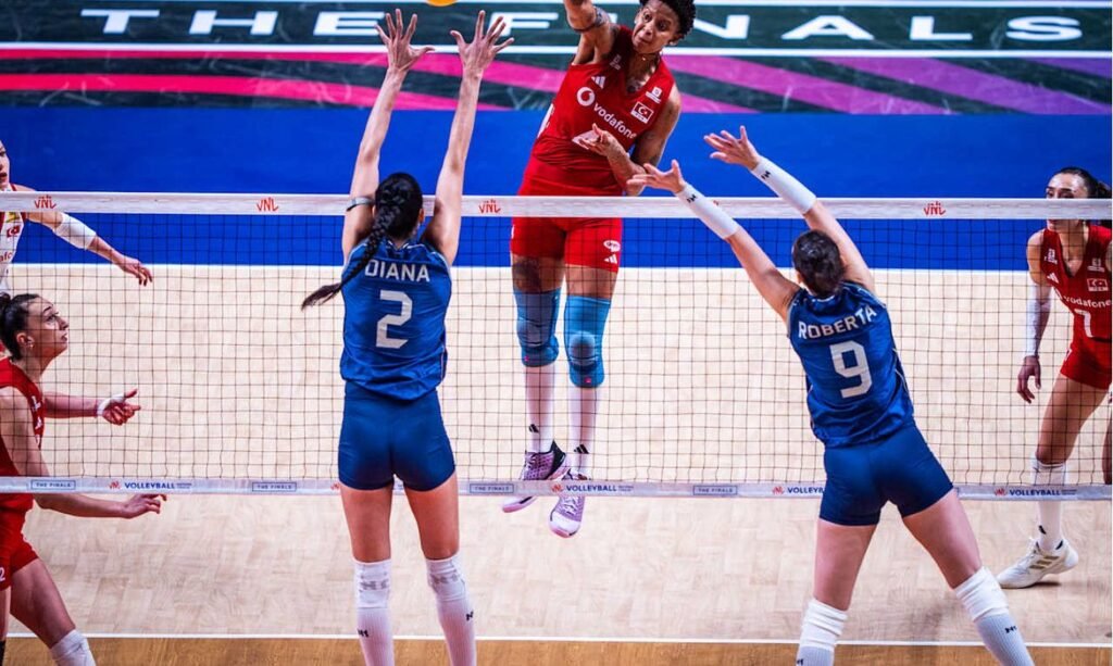 Vôlei: Brasil perde para Turquia e fica com a prata na Liga das Nações