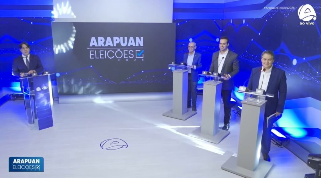 Candidatos ao governo da Paraíba debatem obras e segurança em confronto na TV Arapuan