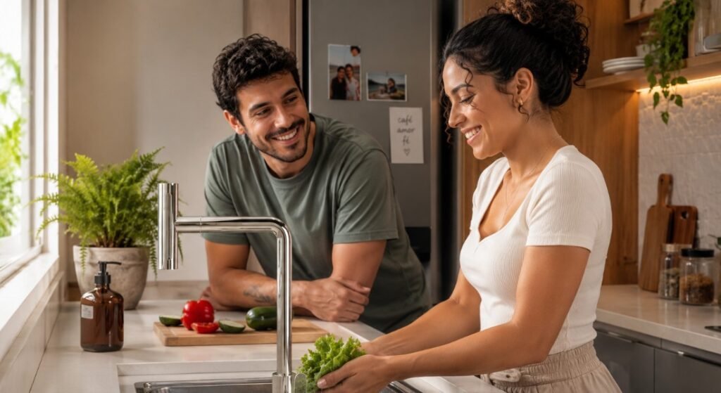 Cozinha funcional: como escolher metais e monocomandos para otimizar sua rotina
