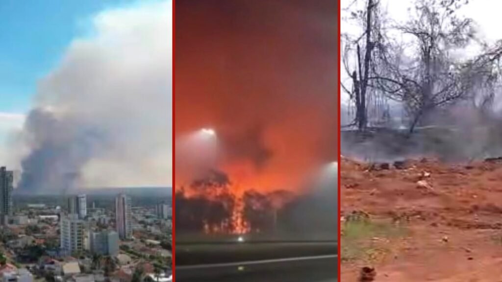Incêndio em área do Exército em Rondonópolis é investigado como ação criminosa