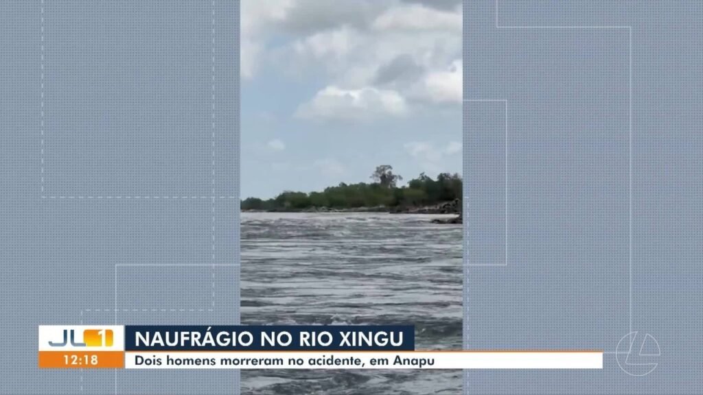 Pane em motor causa naufrágio e morte de irmãos capixabas durante pescaria no Rio Xingu