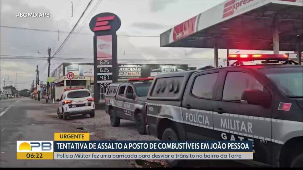 Polícia Militar prende trio suspeito de tentativa de assalto a posto em João Pessoa