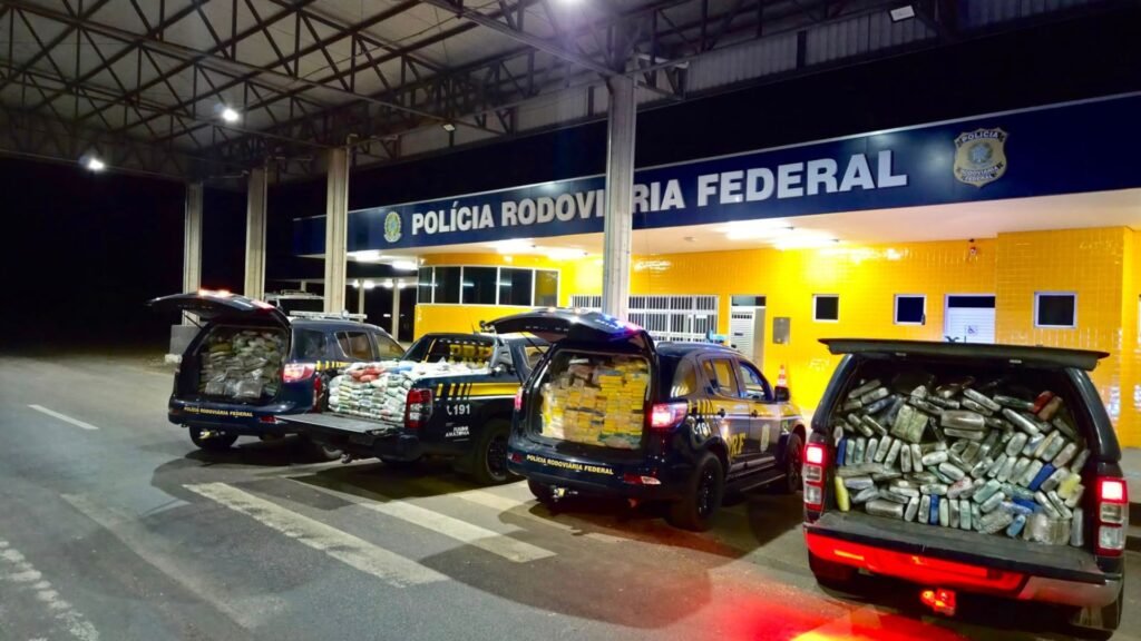 Polícia Rodoviária Federal intercepta carga recorde de mais de 2 toneladas de drogas em Mato Grosso
