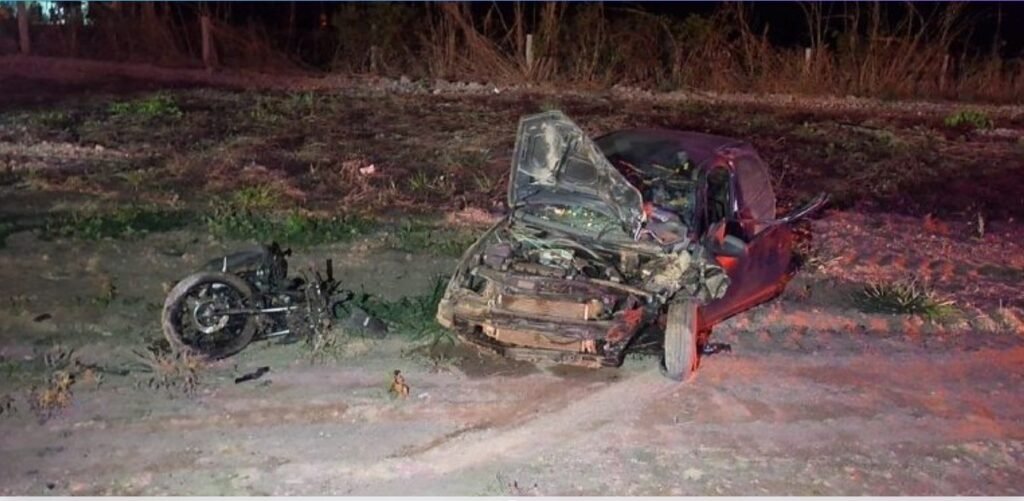 Ultrapassagem irregular causa morte e deixa feridos em acidente na Br-163