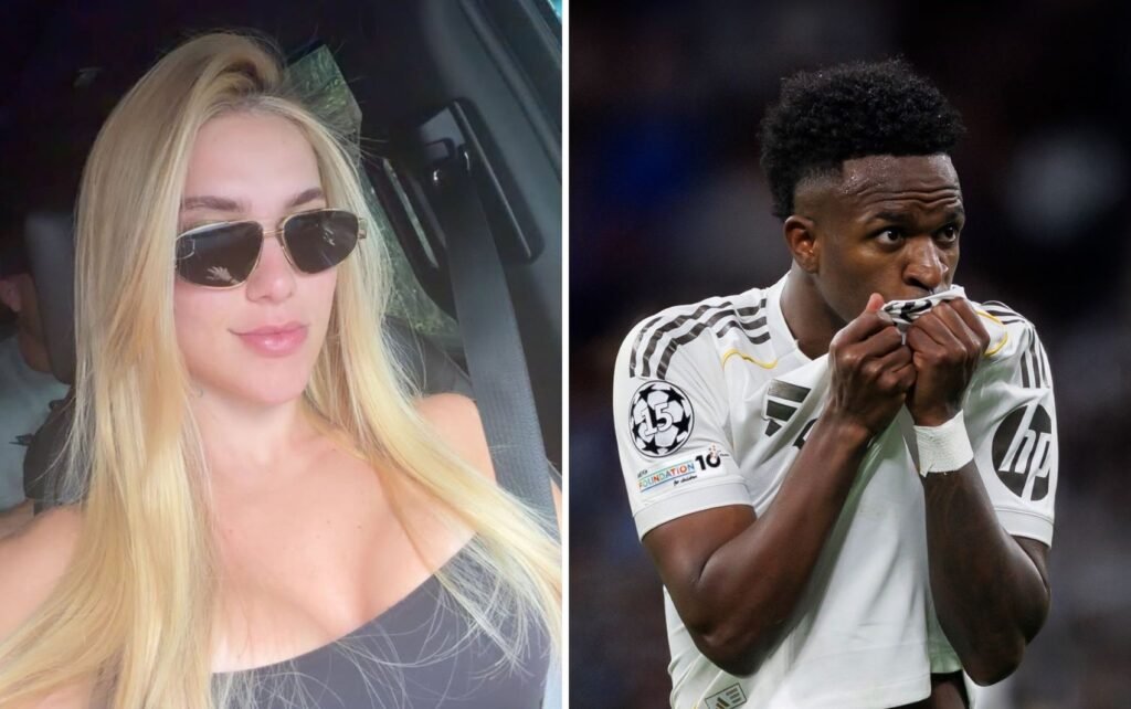 Virginia Fonseca celebra renovação de Vini Jr. com o Real Madrid