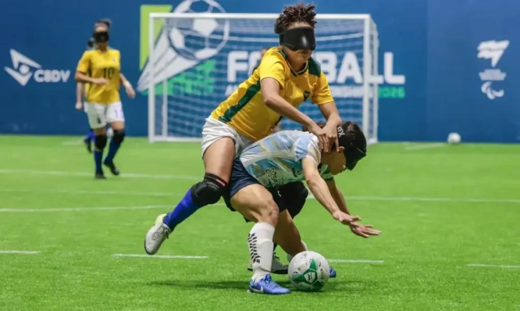 Brasil conquista vice-campeonato na Copa América de futebol de cegas