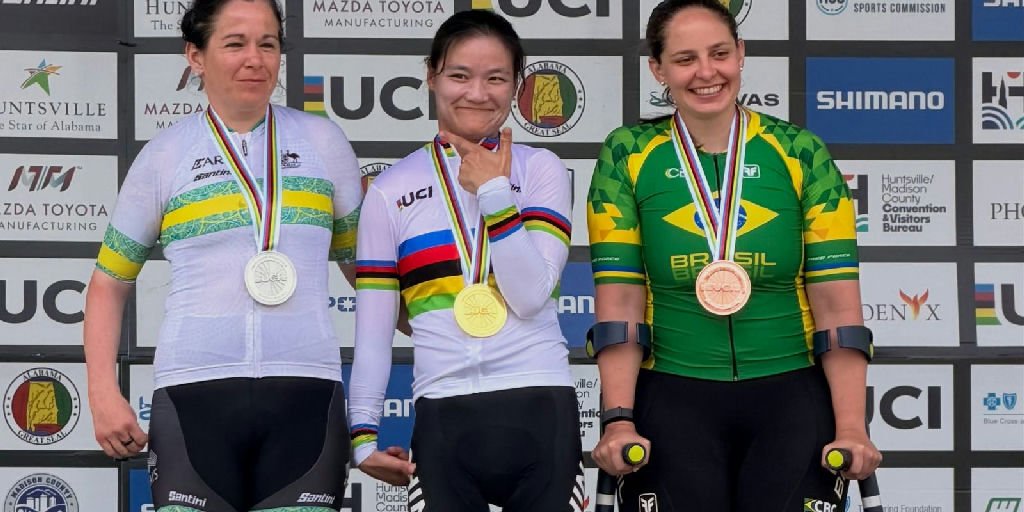 Com cinco medalhas, Brasil encerra participação no Mundial de paraciclismo nos EUA