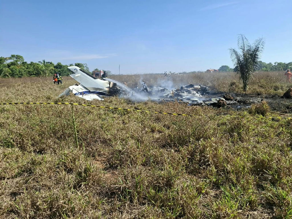 Identificada segunda vítima de queda de avião em Mato Grosso