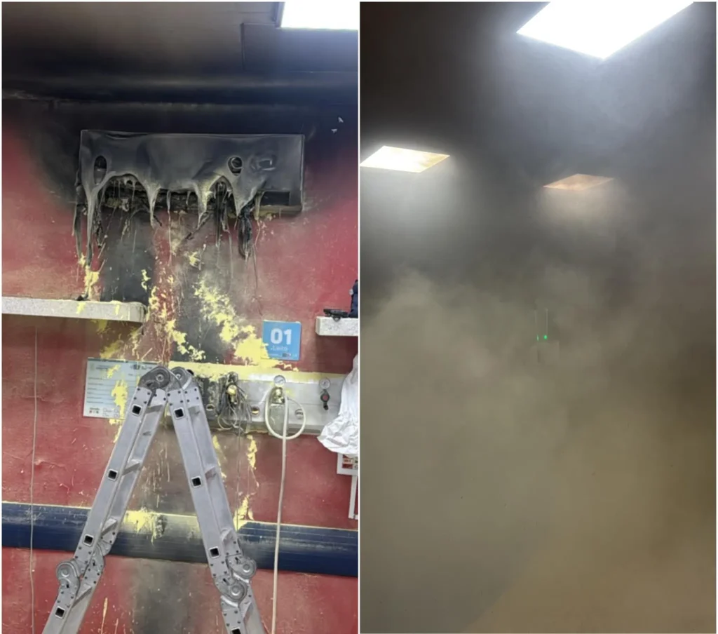 Incêndio em ar-condicionado mobiliza hospital em Rondonópolis