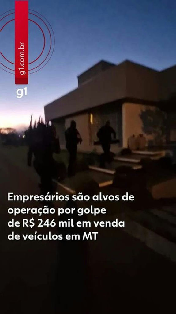 Operação policial investiga empresários por golpe de R$ 246 mil na venda de veículos