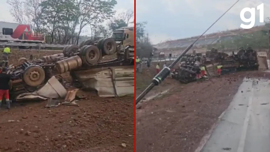 Acidente com carreta na Br-364 em Jaciara resulta em morte de motorista