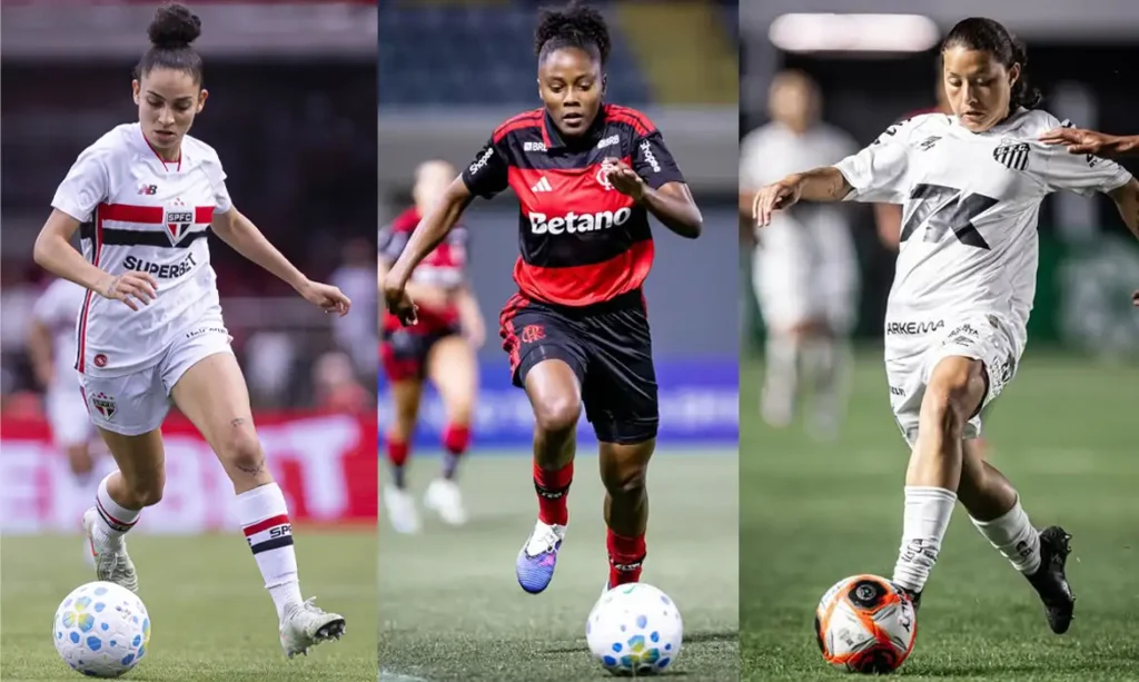 Atletas de Flamengo, Santos e São Paulo disputam revelação no Prêmio TV Brasil Petrobras para Elas