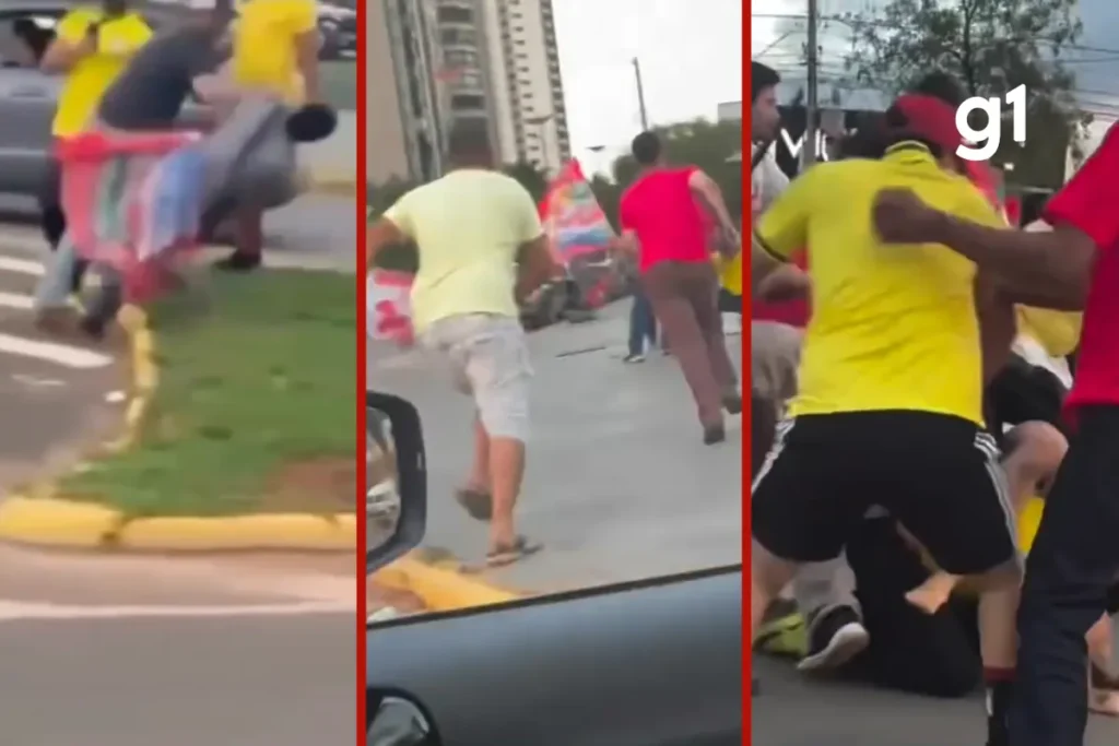 Ato político termina em briga entre manifestantes e candidato em Rondonópolis