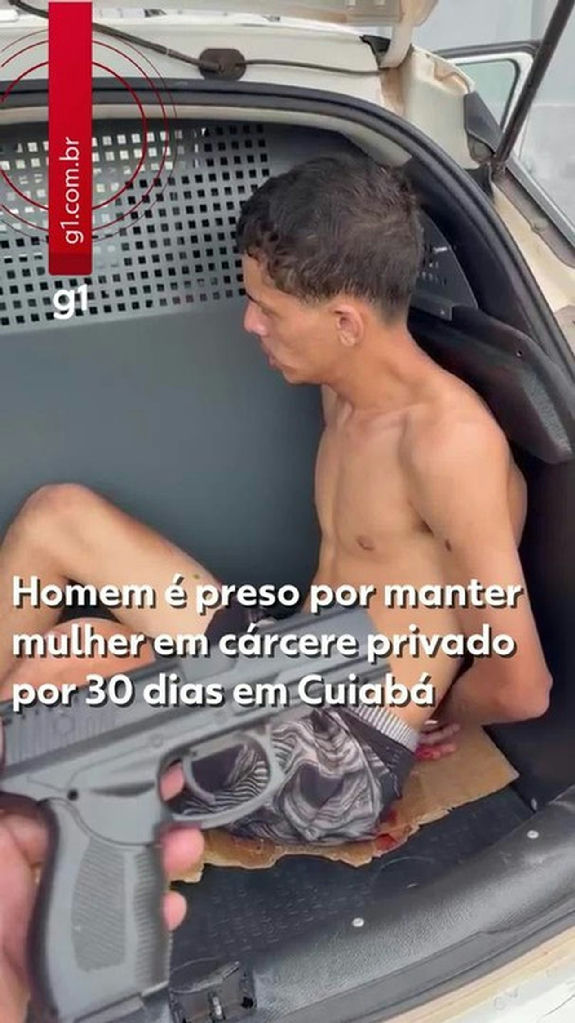 Cárcere privado em Cuiabá termina com resgate de jovem e prisão de agressor após perseguição