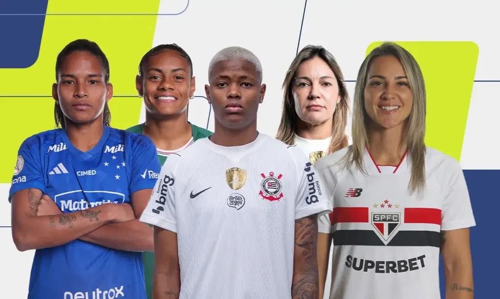 Finalistas do Prêmio TV Brasil Petrobras para Elas destacam as melhores atacantes da temporada no futebol nacional
