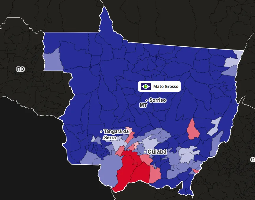 Flávio Bolsonaro vence em Mato Grosso no segundo turno de 2026