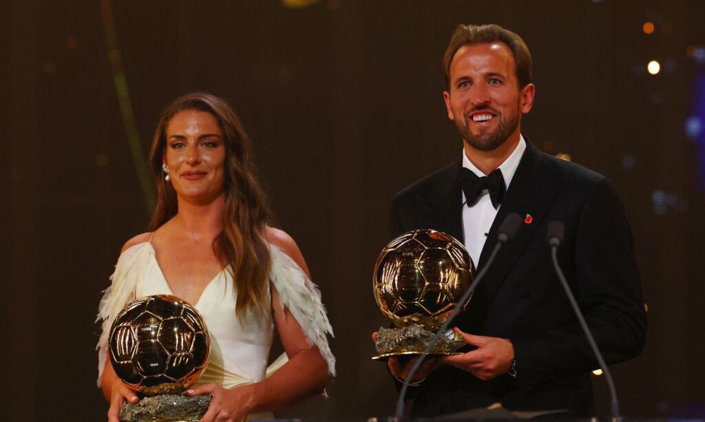 Harry Kane e Alexia Putellas levam o prêmio Bola de Ouro de 2026 em Londres