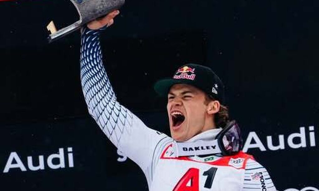 Lucas Pinheiro conquista ouro no slalom gigante e brilha na Áustria