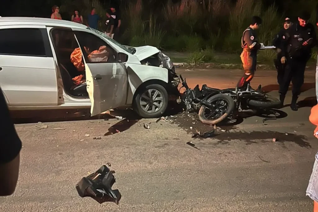 Motociclista de 22 anos morre em colisão frontal no Coxipó da Ponte