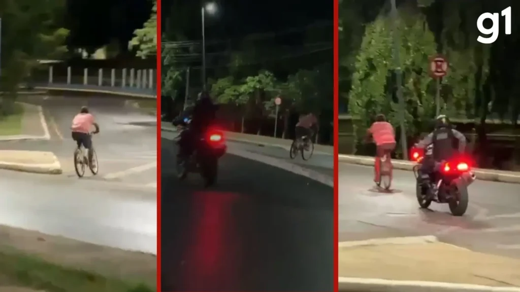 Polícia prende em MT ciclista suspeito de roubar celular de jovem que aguardava carro por aplicativo