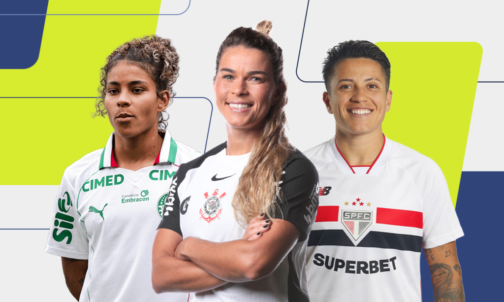 Três finalistas da lateral-esquerda são reveladas pelo Prêmio TV Brasil Petrobras para Elas