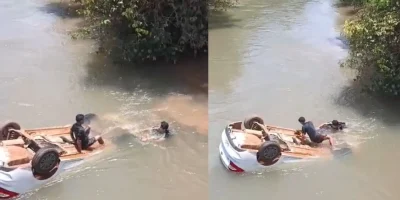 Criança é internada em estado grave após queda de veículo em rio de Sorriso