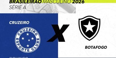Cruzeiro e Botafogo se enfrentam pelo Brasileirão com transmissão da Rádio Nacional