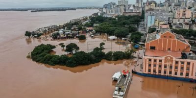 Defesa Civil emite alerta laranja com nível do Guaíba atingindo 2,54 metros em Porto Alegre