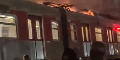 Falha elétrica e incêndio paralisam operação de trens na capital paulista