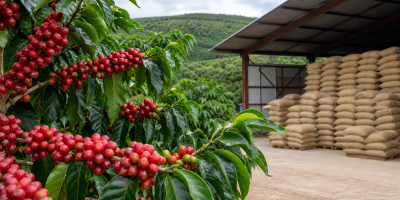 Produção mundial de café projeta recorde histórico de 189,7 milhões de sacas para 2026/27