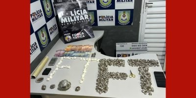 Polícia apreende adolescente de 13 anos com 383 porções de drogas no bairro Primeiro de Março