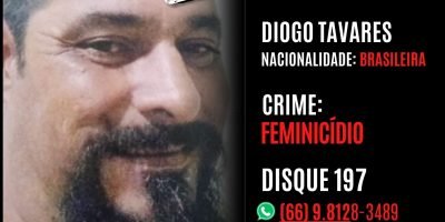 Polícia busca suspeito de feminicídio em Vila Bela da Santíssima Trindade