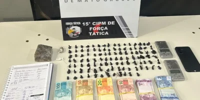 Polícia Militar prende homem com drogas e dinheiro em Várzea Grande