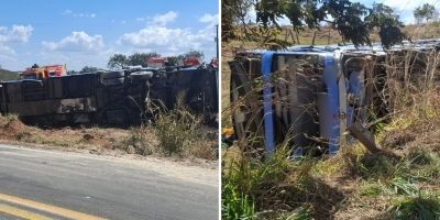 Tragédia na Go-110: acidente entre ônibus e carreta deixa oito mortos em Luziânia